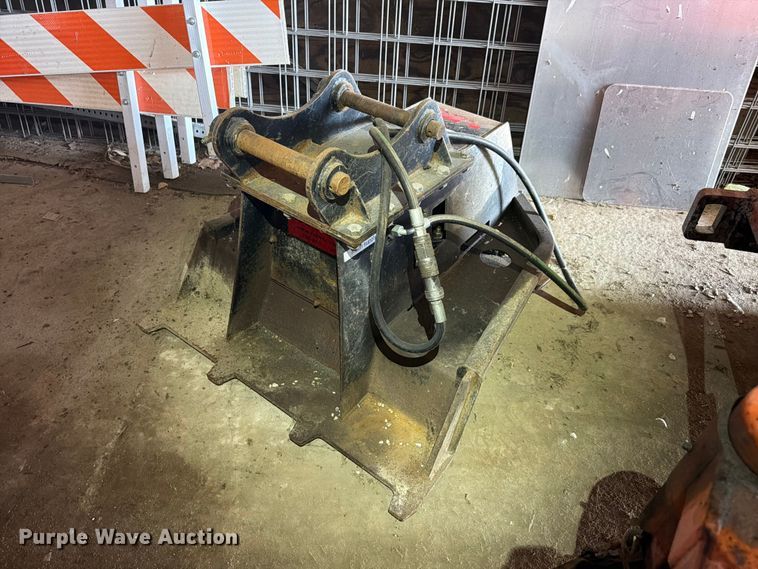 image for item EX4624 RUT Manufacturing tree shredder backhoe attachment