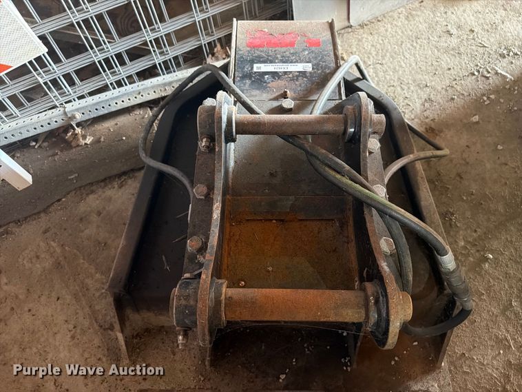image for item EX4624 RUT Manufacturing tree shredder backhoe attachment