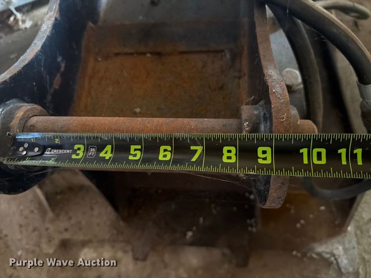 image for item EX4624 RUT Manufacturing tree shredder backhoe attachment