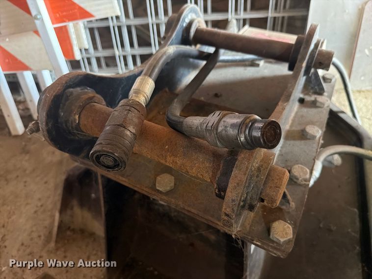 image for item EX4624 RUT Manufacturing tree shredder backhoe attachment