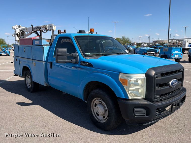 image for item FI2040 2011 Ford F350 Super Duty utility bed pickup truck