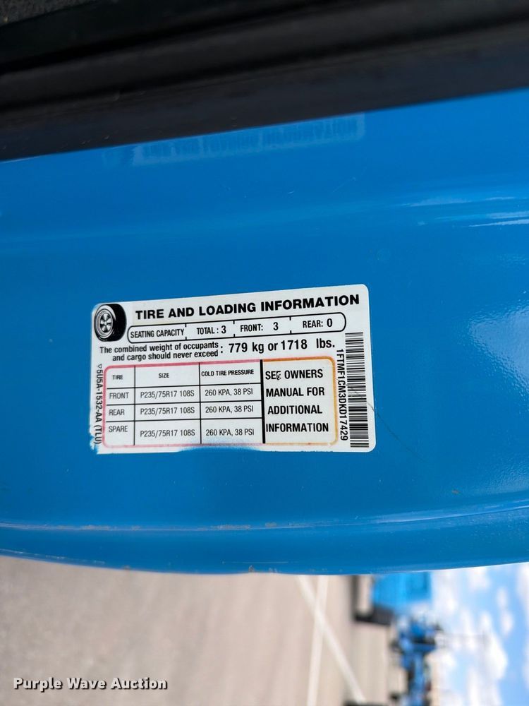 image for item FI2042 2013 Ford F150 pickup truck