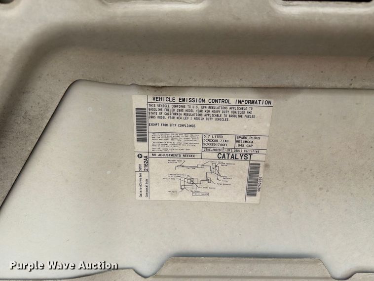 image for item FI2043 2005 Dodge Ram 2500 pickup truck