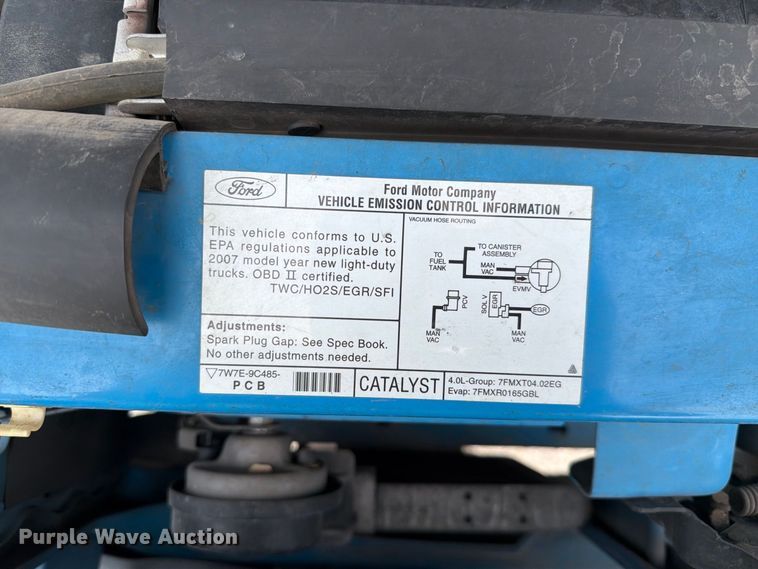 image for item FI2046 2007 Ford Ranger pickup truck