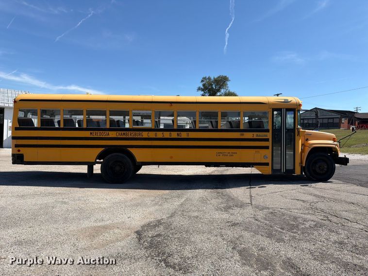 image for item FJ2023 2000 Blue Bird  B7 school bus