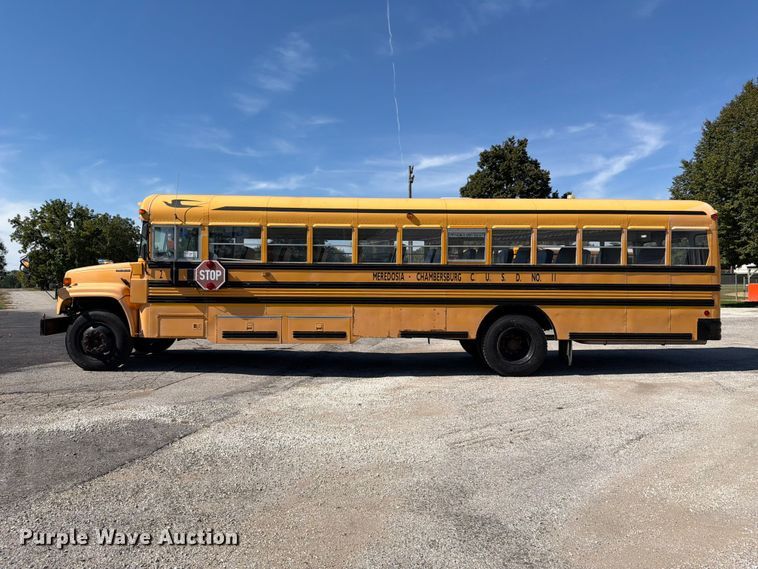 image for item FJ2023 2000 Blue Bird  B7 school bus