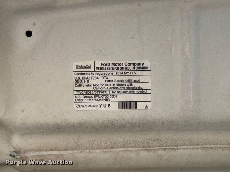 image for item FK3837 2014 Ford F150 pickup truck