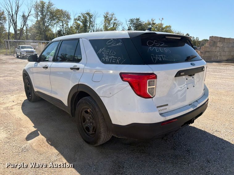image for item FK3848 2020 Ford Explorer Police Interceptor SUV