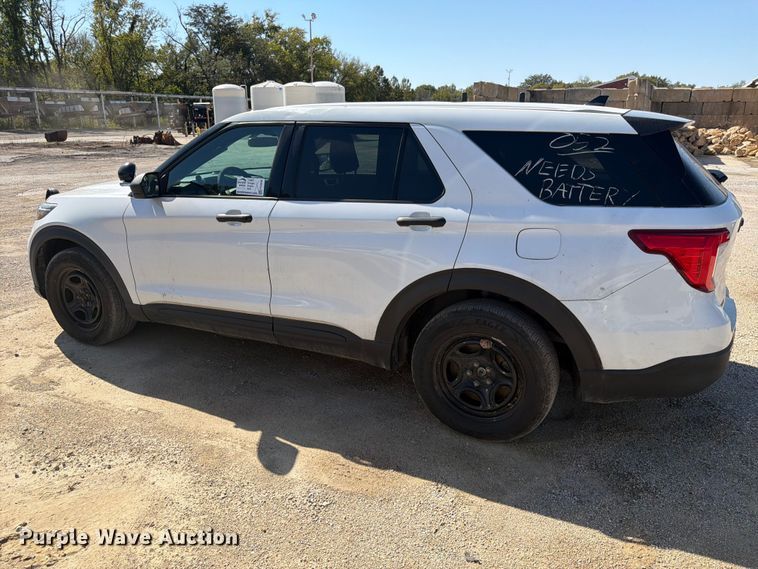 image for item FK3848 2020 Ford Explorer Police Interceptor SUV