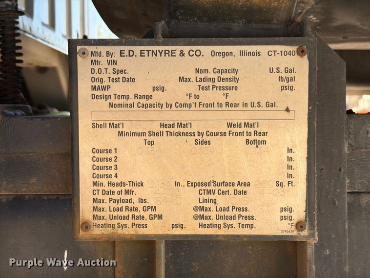 image for item FK3854 2004 Ford F750 oil distributor truck