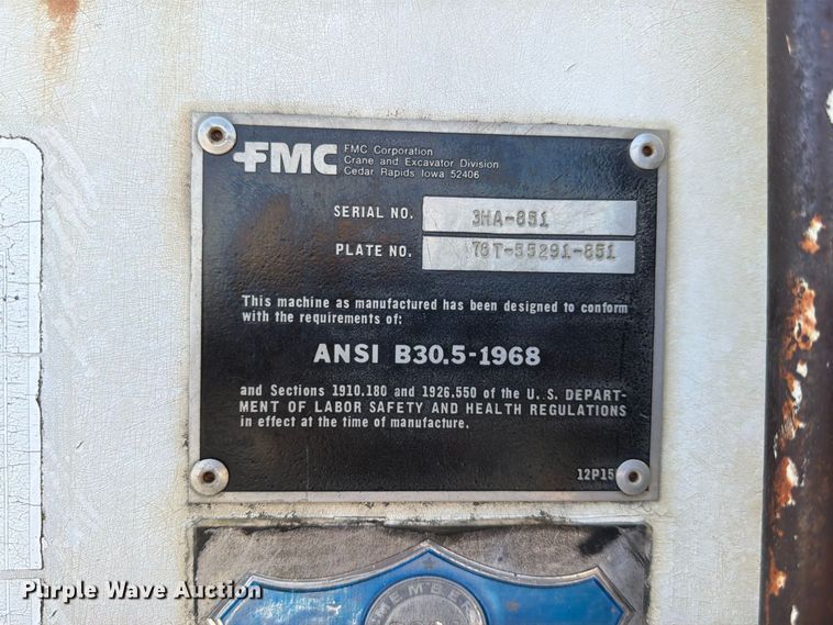 image for item FP3122 1978 Link Belt HC48A crane