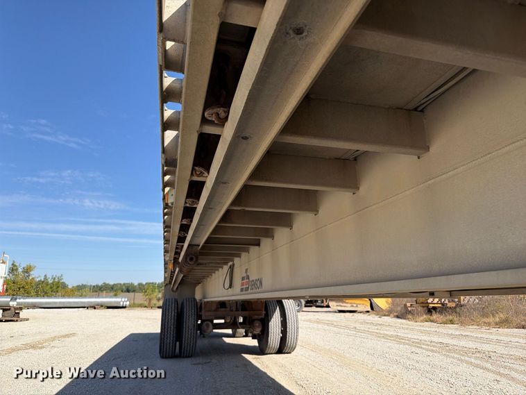 image for item FP3142 1999 Benson AF489650 flatbed trailer