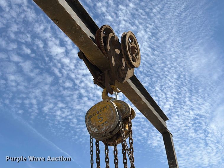 image for item FP3144 Budgit 5 ton overhead chain hoist