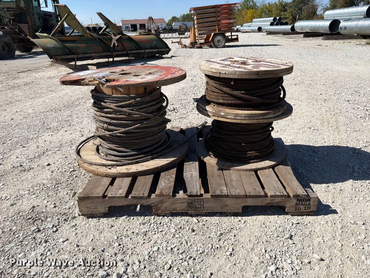 image for item FP3148 (3) partial spools of cable
