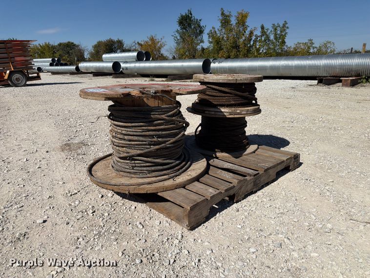 image for item FP3148 (3) partial spools of cable