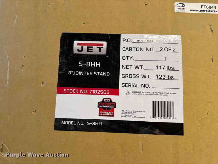 image for item FT6844 Jet S-8HH jointer stands