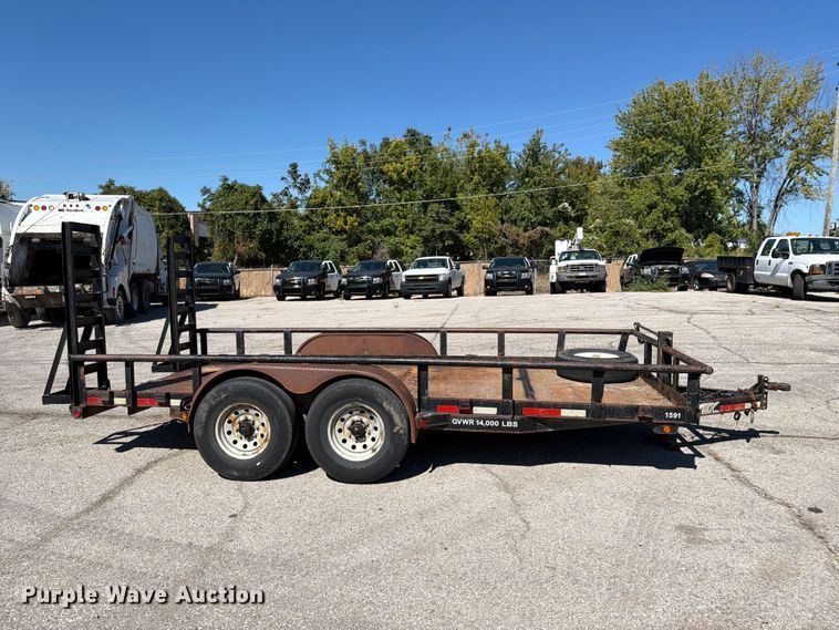 image for item FU1097 2015 Maxey utility trailer