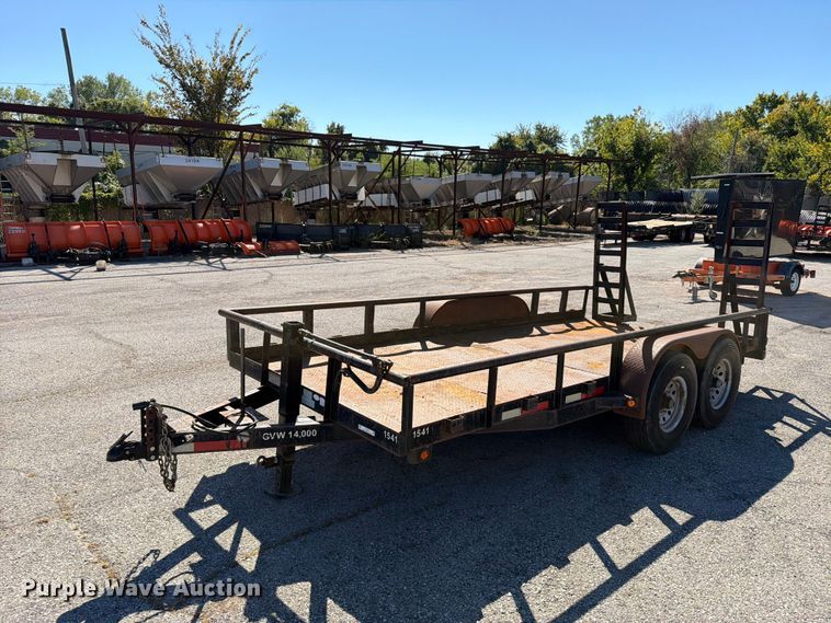 image for item FU1099 2015 Maxey equipment trailer