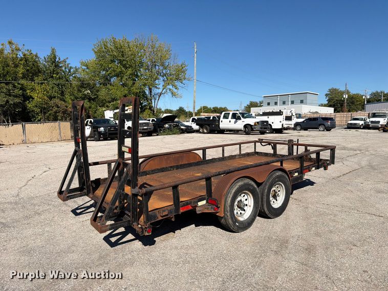 image for item FU1099 2015 Maxey equipment trailer