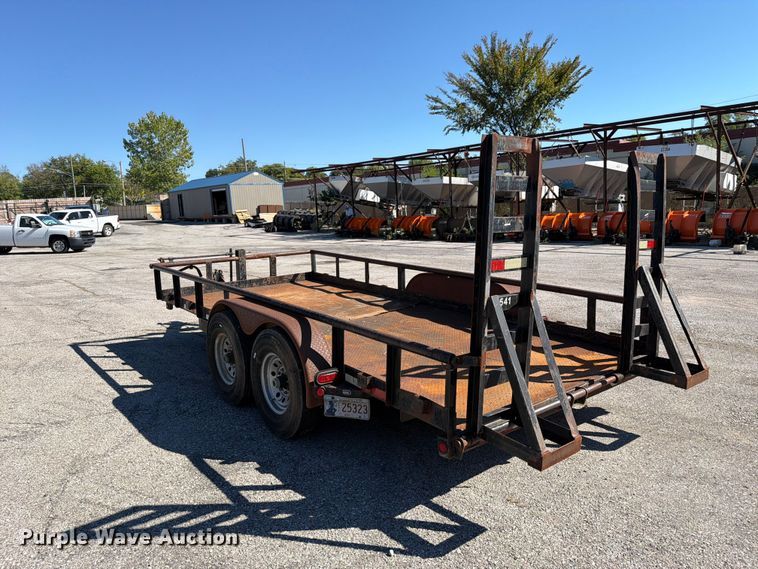 image for item FU1099 2015 Maxey equipment trailer