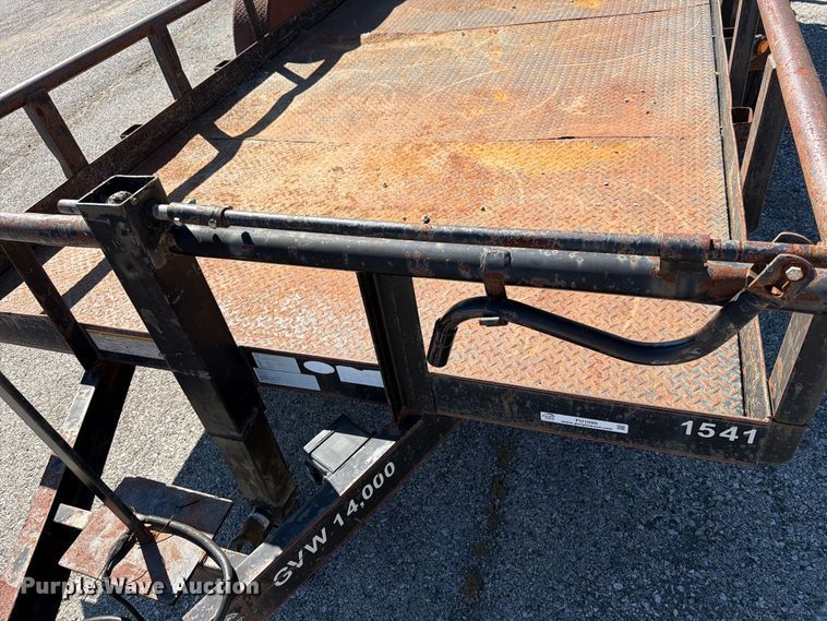 image for item FU1099 2015 Maxey equipment trailer