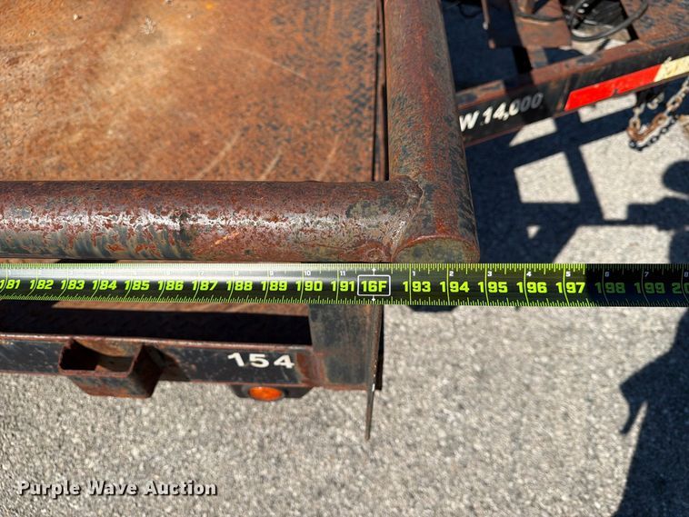 image for item FU1099 2015 Maxey equipment trailer