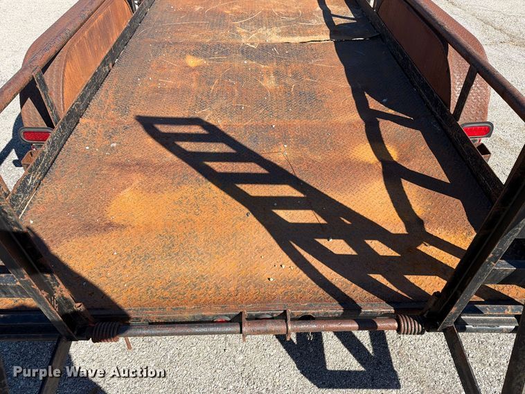 image for item FU1099 2015 Maxey equipment trailer