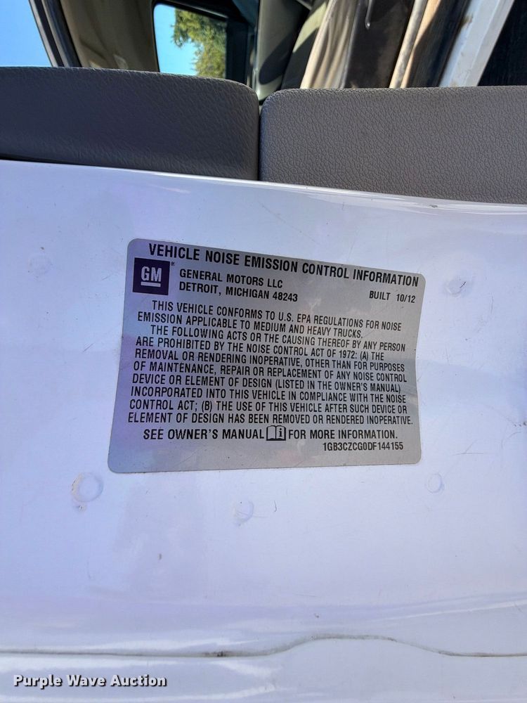 image for item FU1115 2013 Chevrolet Silverado 3500HD utility bed pickup truck