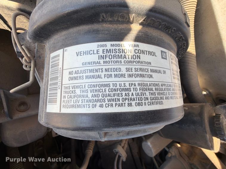 image for item FU1117 2005 Chevrolet Express 1500 van