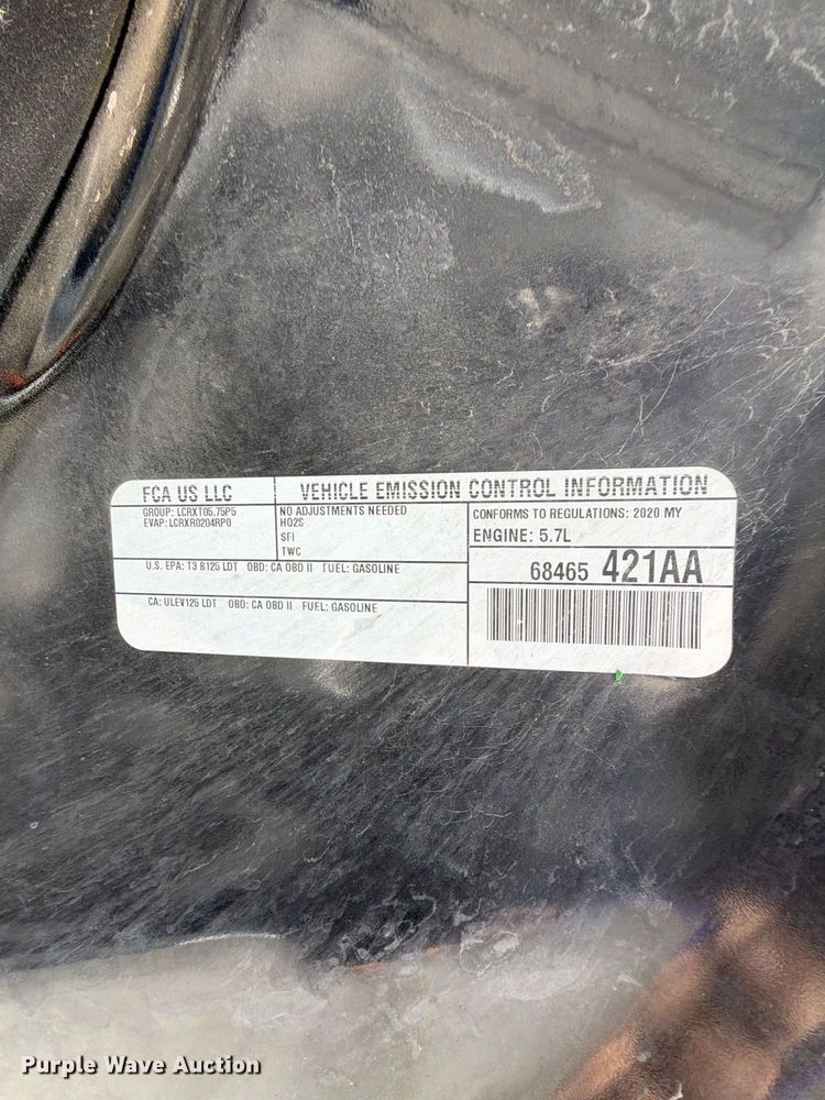 image for item FU1118 2020 Dodge Durango SSV SUV