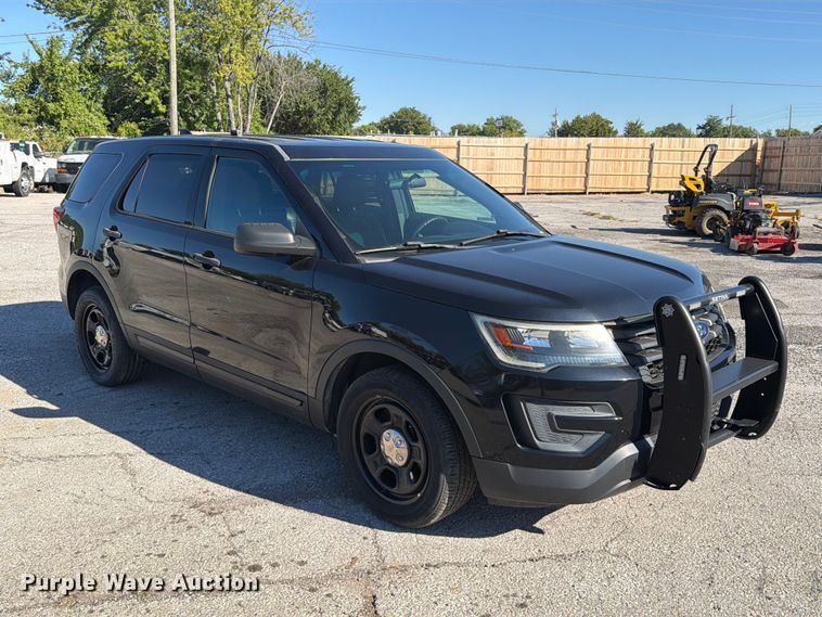 image for item FU1122 2016 Ford Explorer Police Interceptor SUV