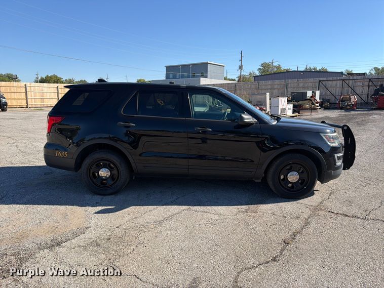 image for item FU1122 2016 Ford Explorer Police Interceptor SUV