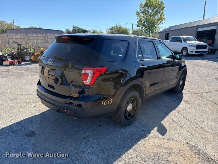image for item FU1122 2016 Ford Explorer Police Interceptor SUV