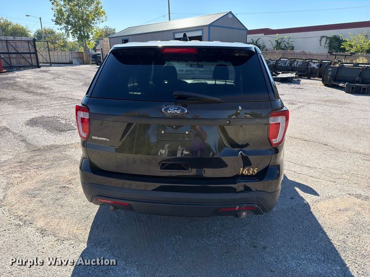 image for item FU1122 2016 Ford Explorer Police Interceptor SUV