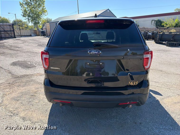 image for item FU1122 2016 Ford Explorer Police Interceptor SUV