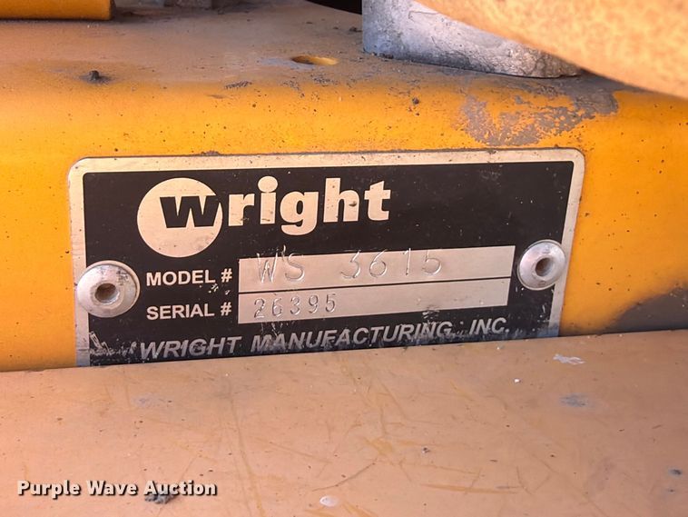 image for item FU1132 Wright WS 3615 ZTR lawn mower