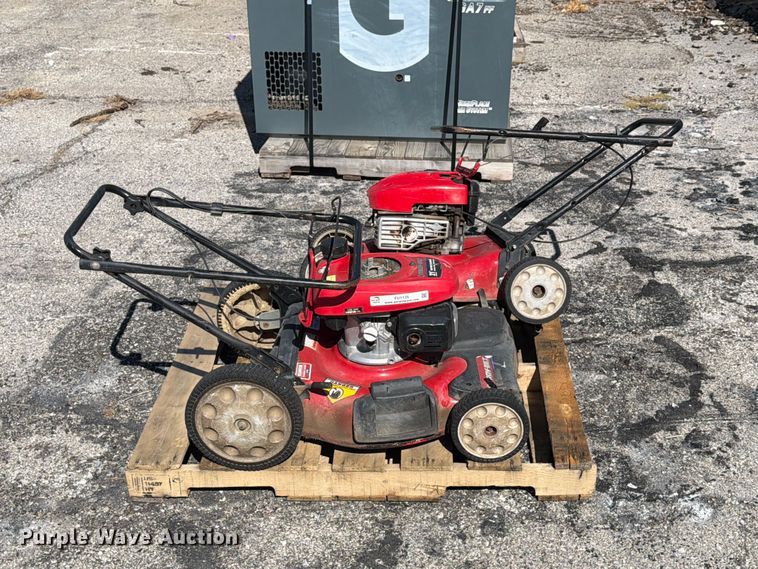image for item FU1135 (2) Troy-Bilt push mowers