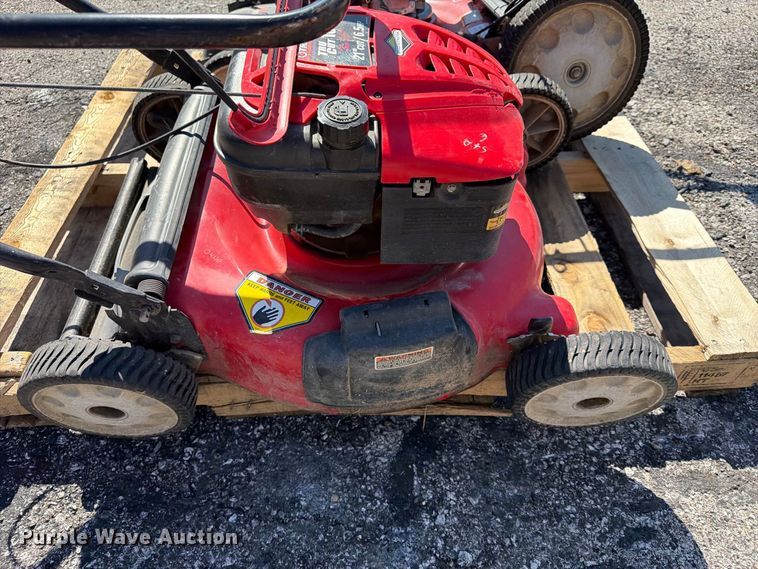 image for item FU1135 (2) Troy-Bilt push mowers