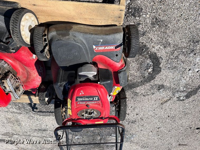 image for item FU1135 (2) Troy-Bilt push mowers