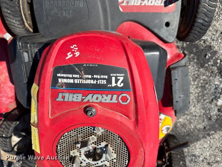 image for item FU1135 (2) Troy-Bilt push mowers