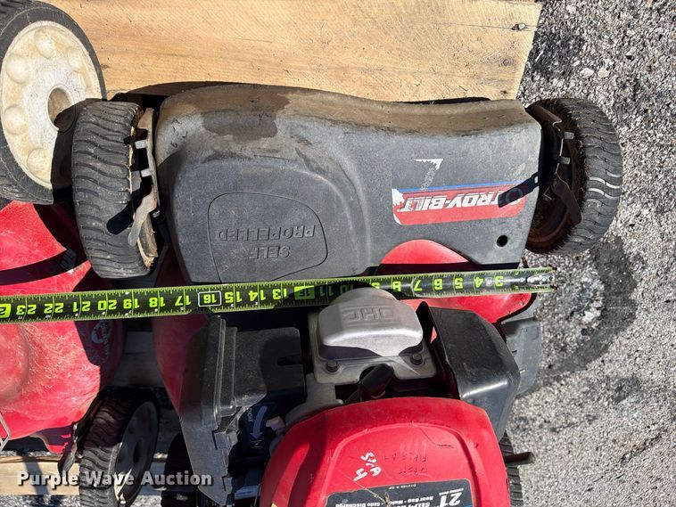 image for item FU1135 (2) Troy-Bilt push mowers