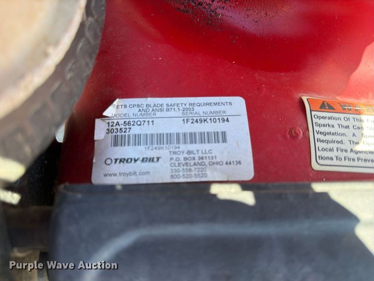 image for item FU1135 (2) Troy-Bilt push mowers