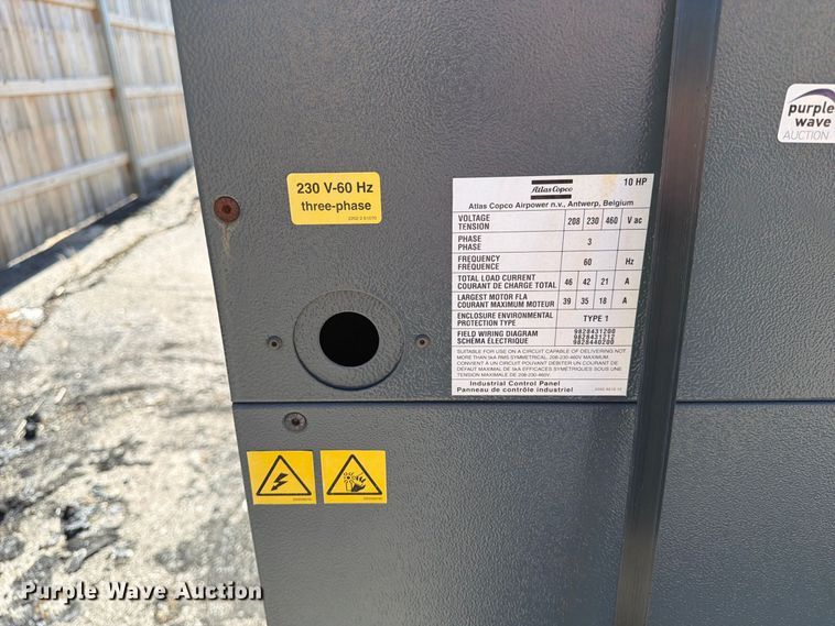 image for item FU1143 Atlas GA7FF air compressor