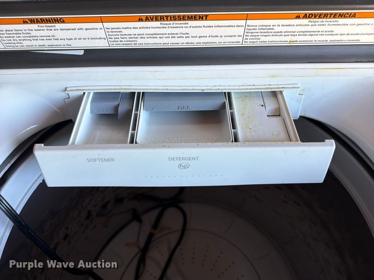 image for item FU1165 Maytag MVW6200KW2 washer