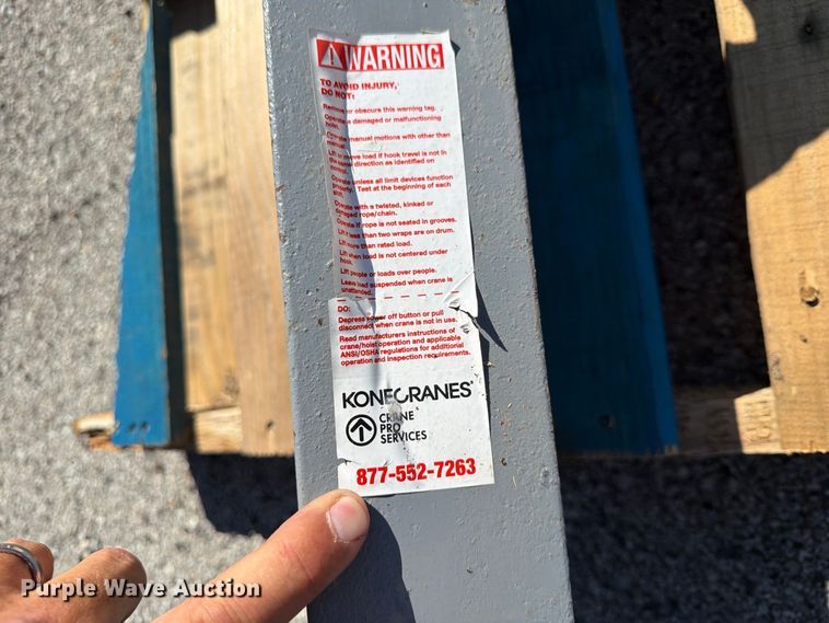image for item FU1172 (2) lifting spreader beams