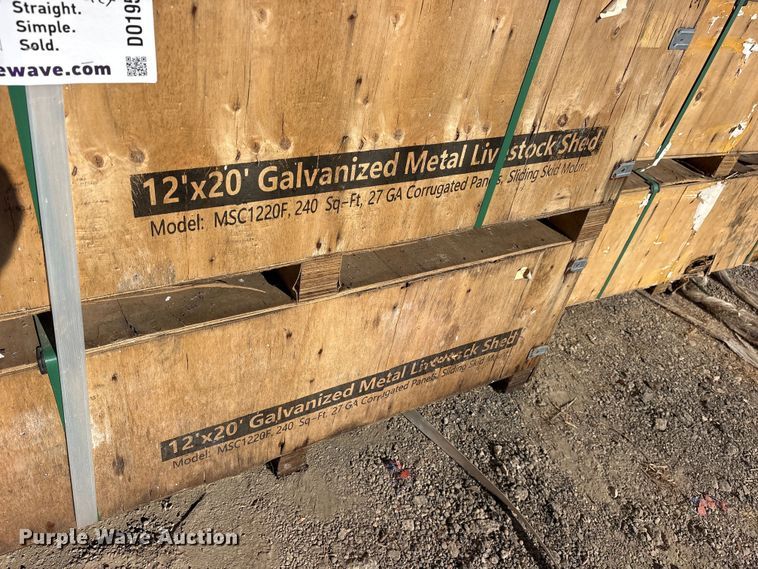 image for item DO1952 (24) 2024 Valley Pioneer MAC1220F livestock sheds