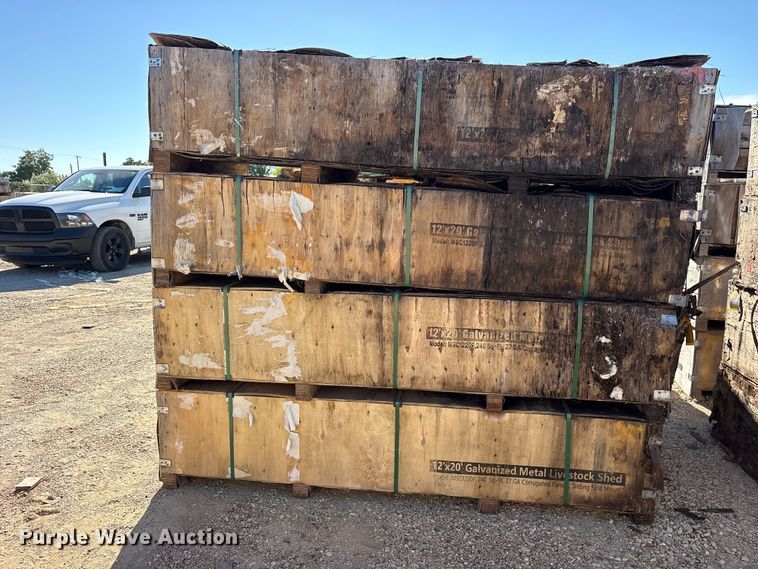image for item DO1960 (24) 2024 Valley Pioneer MAC1220F livestock sheds
