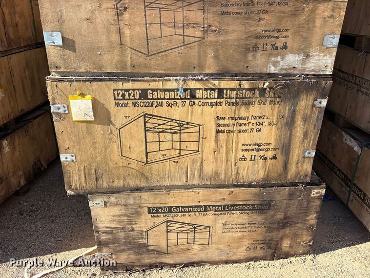 image for item DO1960 (24) 2024 Valley Pioneer MAC1220F livestock sheds