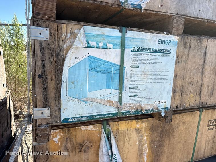 image for item DO1963 (24) 2024 Valley Pioneer MAC1220F livestock sheds