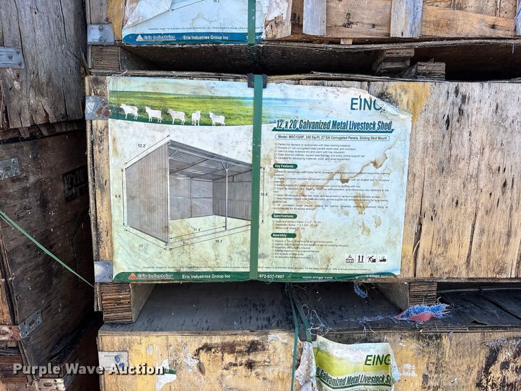 image for item DO1964 (24) 2024 Valley Pioneer MAC1220F livestock sheds